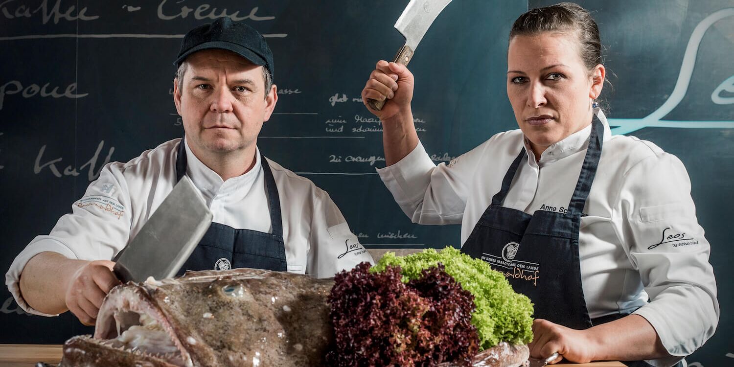 Mitarbeiter des Küchenteams in Liebenstein